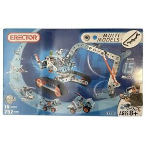 New 2008 Multi Model Erector Set Complete 6515 for 15 models SEALED